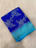 Semi Crush Georgette Saree