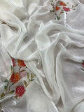 Premium Crepe Organza Saree