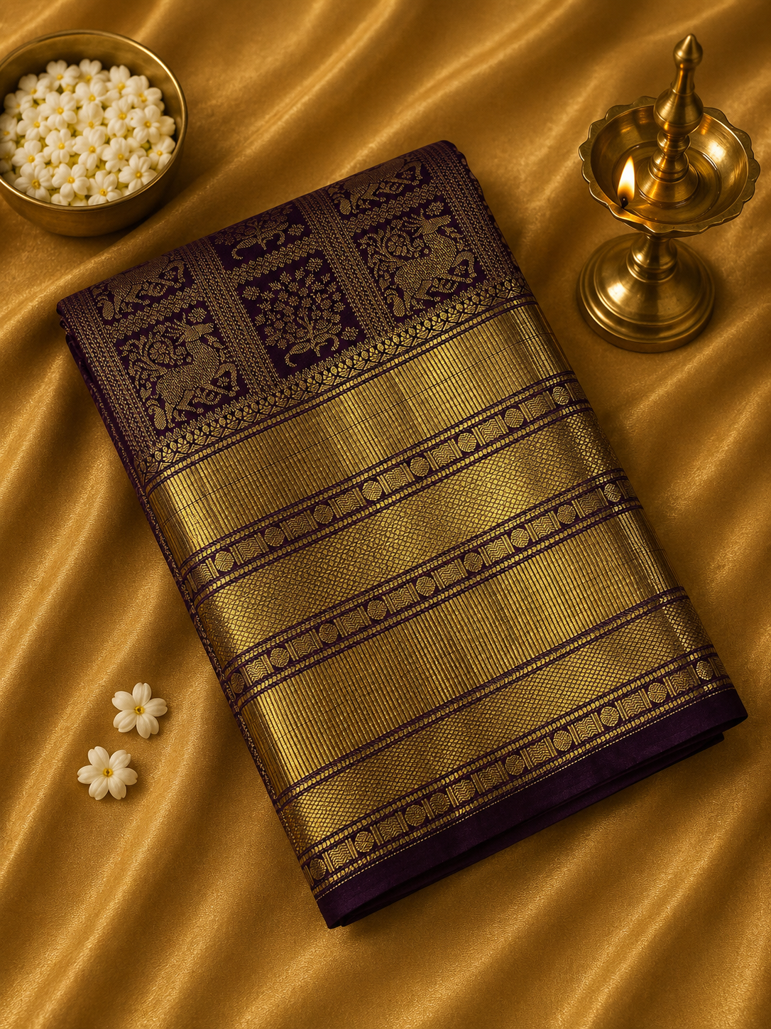 Premium Semi Kanchipuram Silk Saree
