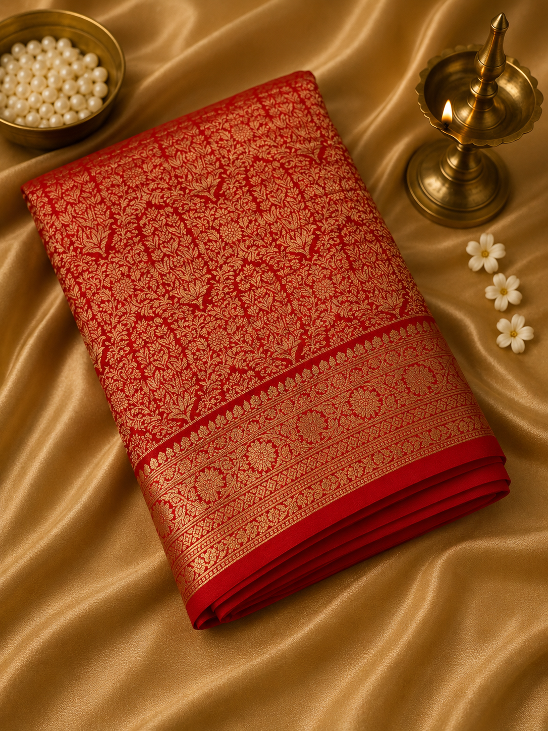 Premium Crush Georgette Saree❤️