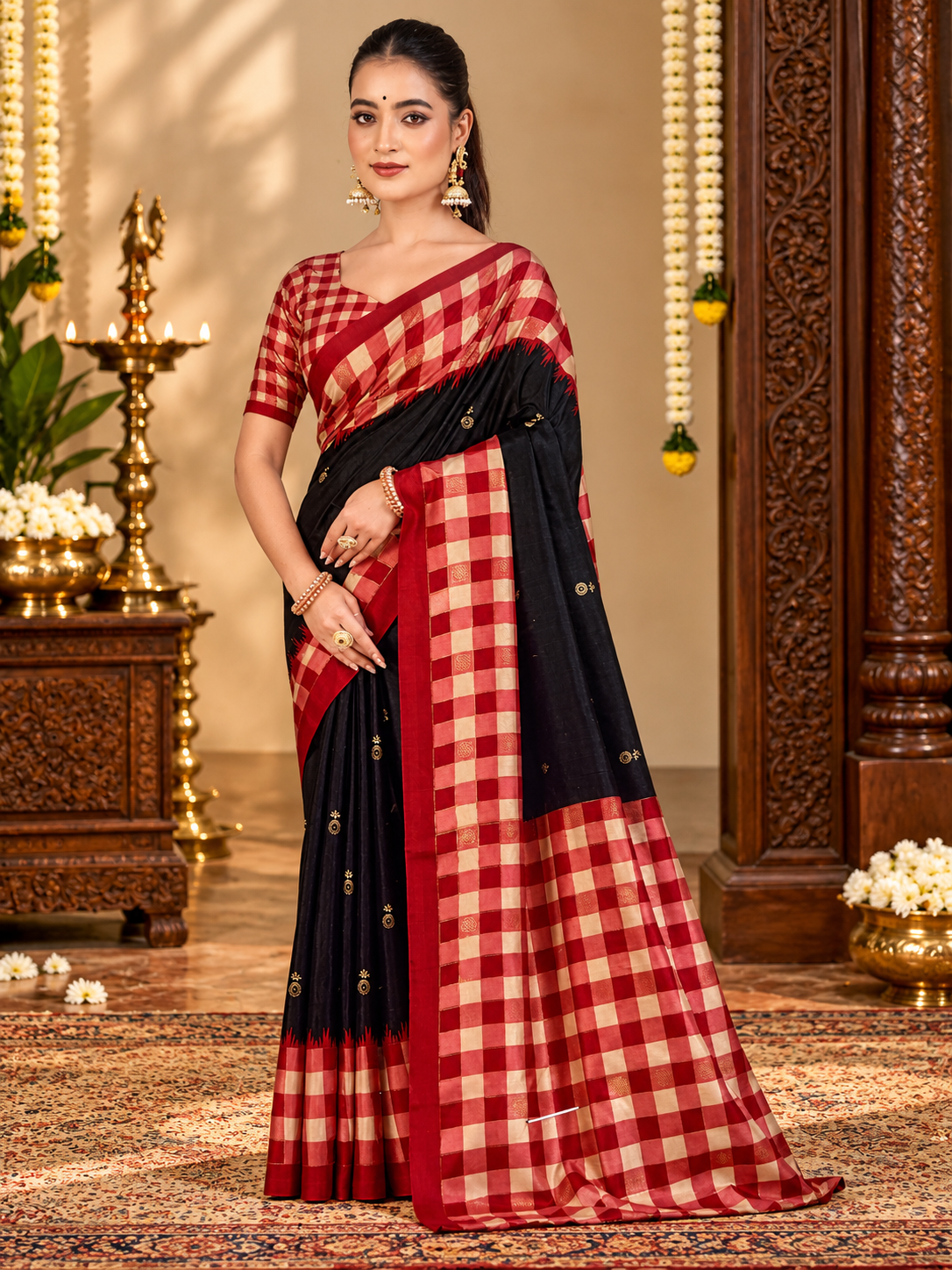 Premium Semi Patola Saree - 902930