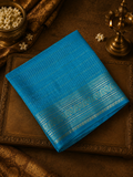 Pure Mix Mysore Crepe Silk Saree🩵