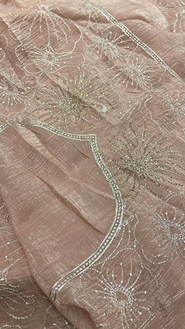 Premium Crush Organza Saree