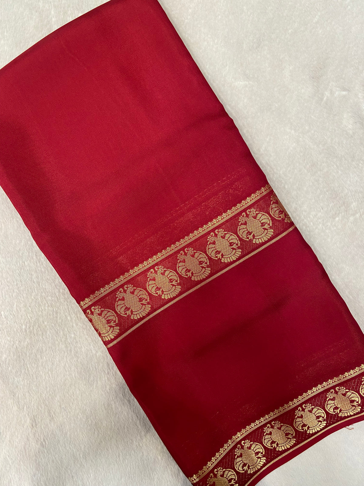 Premium Pure Mix Mysore Crepe Silk Saree