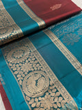 Pure Kanjeevaram Soft Silk Saree