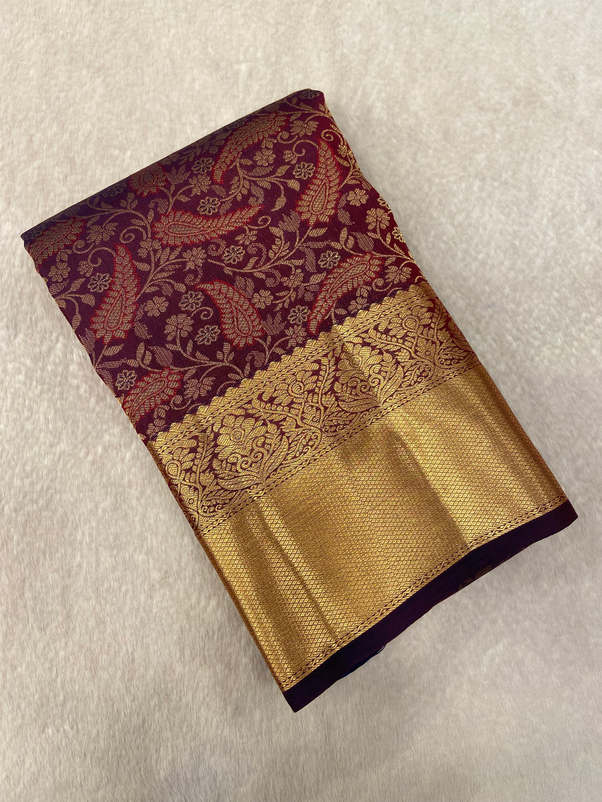 Pure Handloom Kanjeevaram Silk Mark Certified Saree