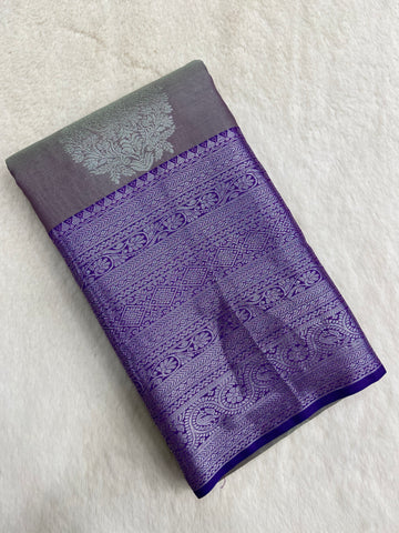 Half mix Kanjeevaram silk saree
