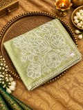 Premium Soft Organza Saree With Embroidery - 902677