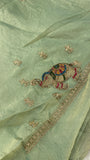 Premium Crush Organza Saree - 902658
