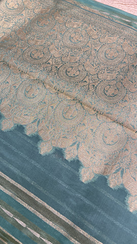 Pure Chinnon Saree✨