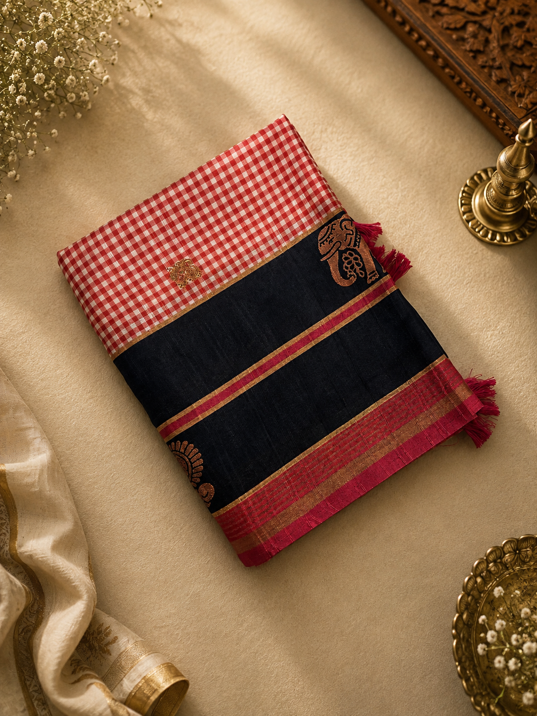 Premium Tassar Saree