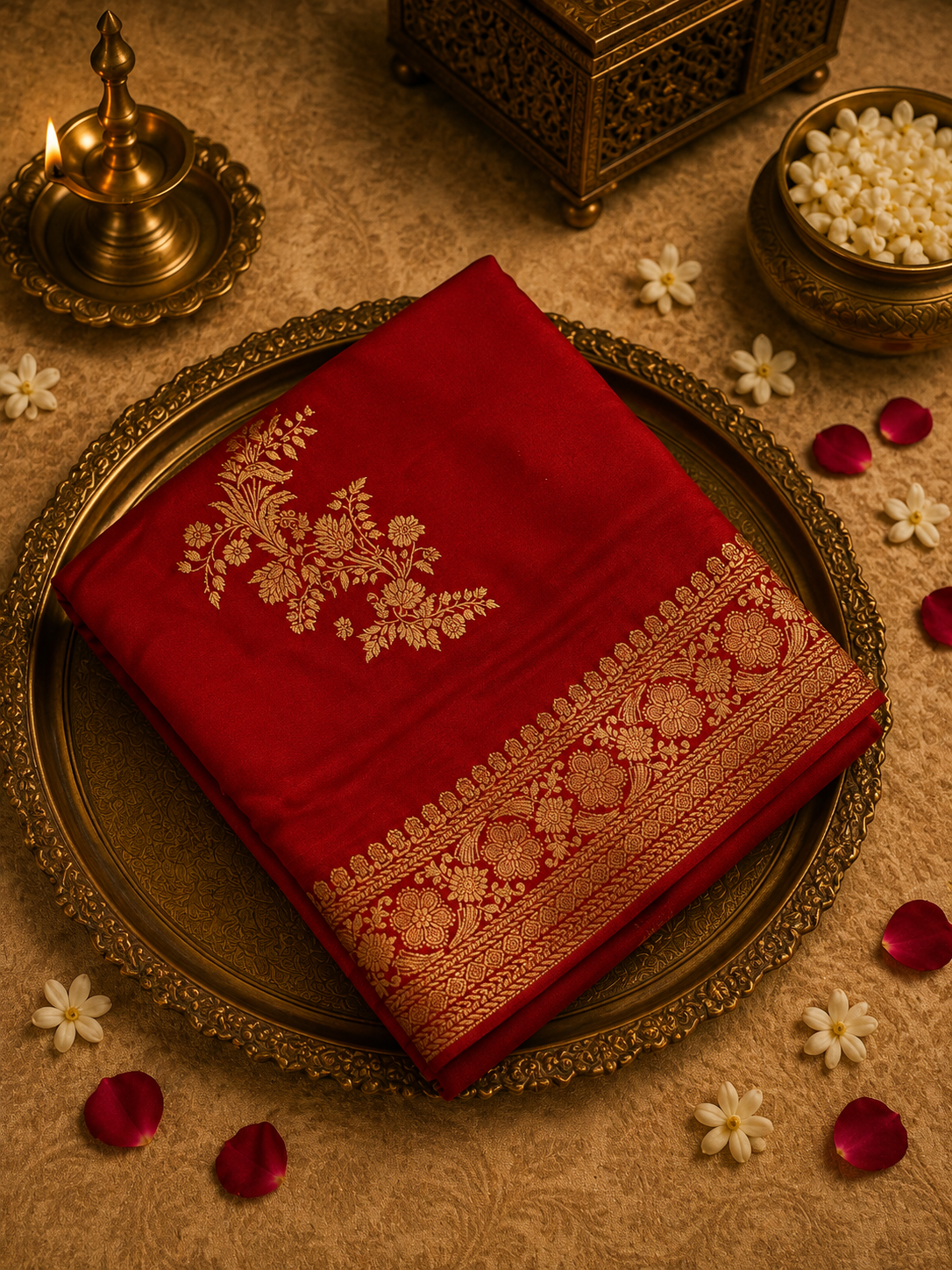 Premium Crepe Georgette Saree ❤️