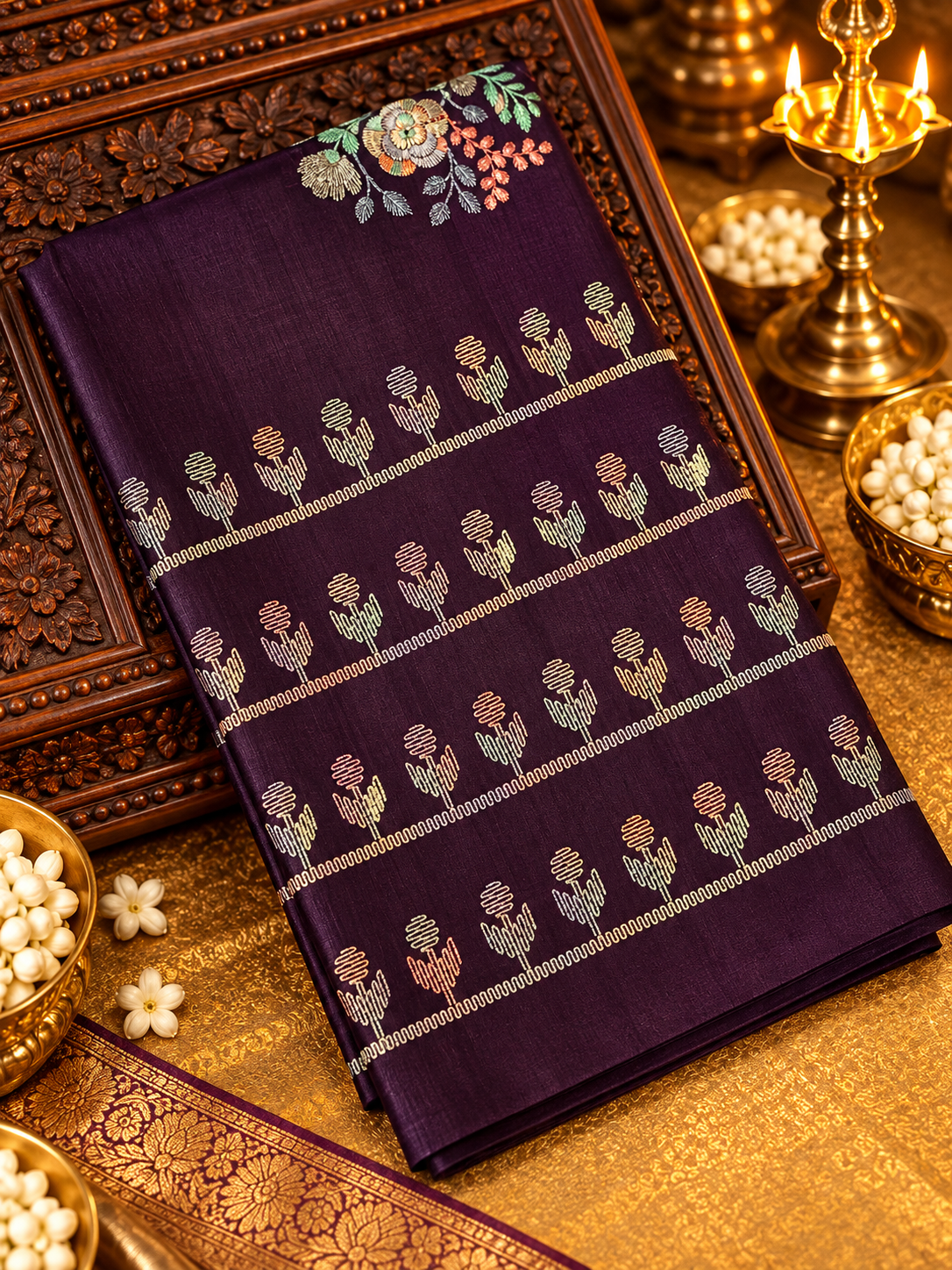 Premium Butter Silk Saree - 901792