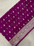 Premium Banarasi Crepe Satin Silk Saree