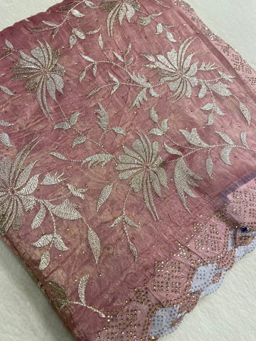 Pure Crush Organza Saree🌸