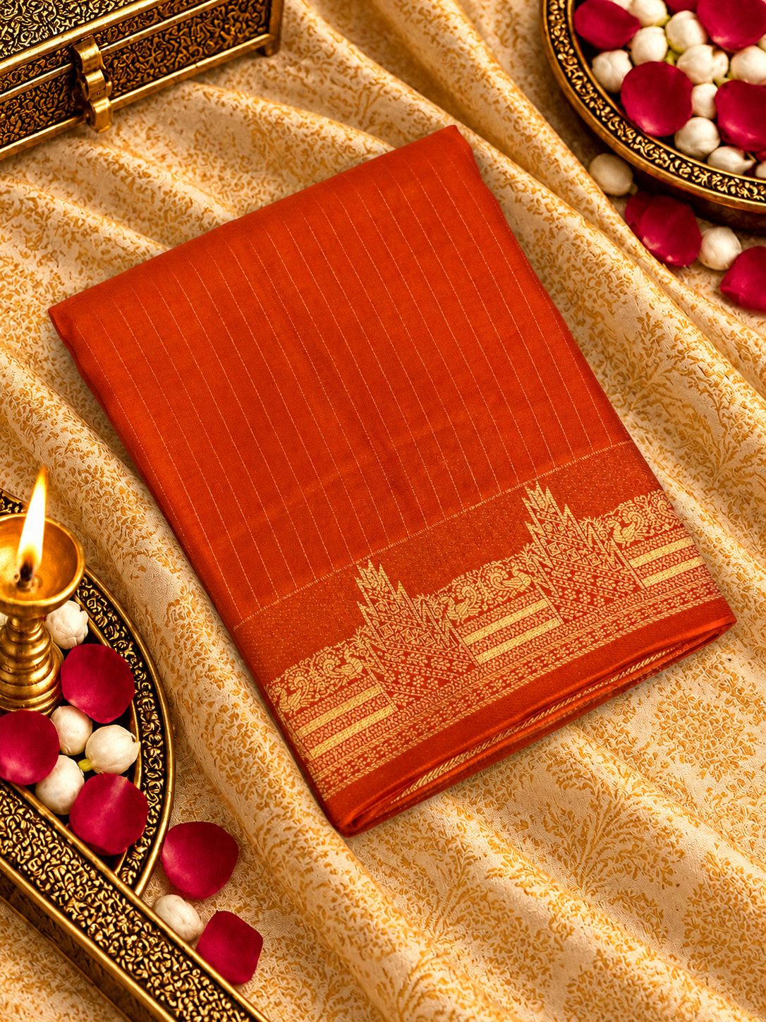 Premium Crepe Silk Saree - 902771