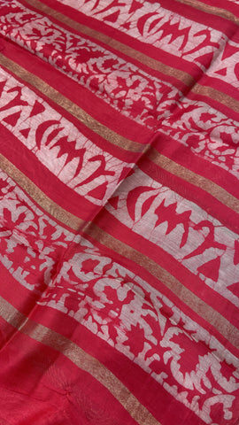 Linen Cotton Saree