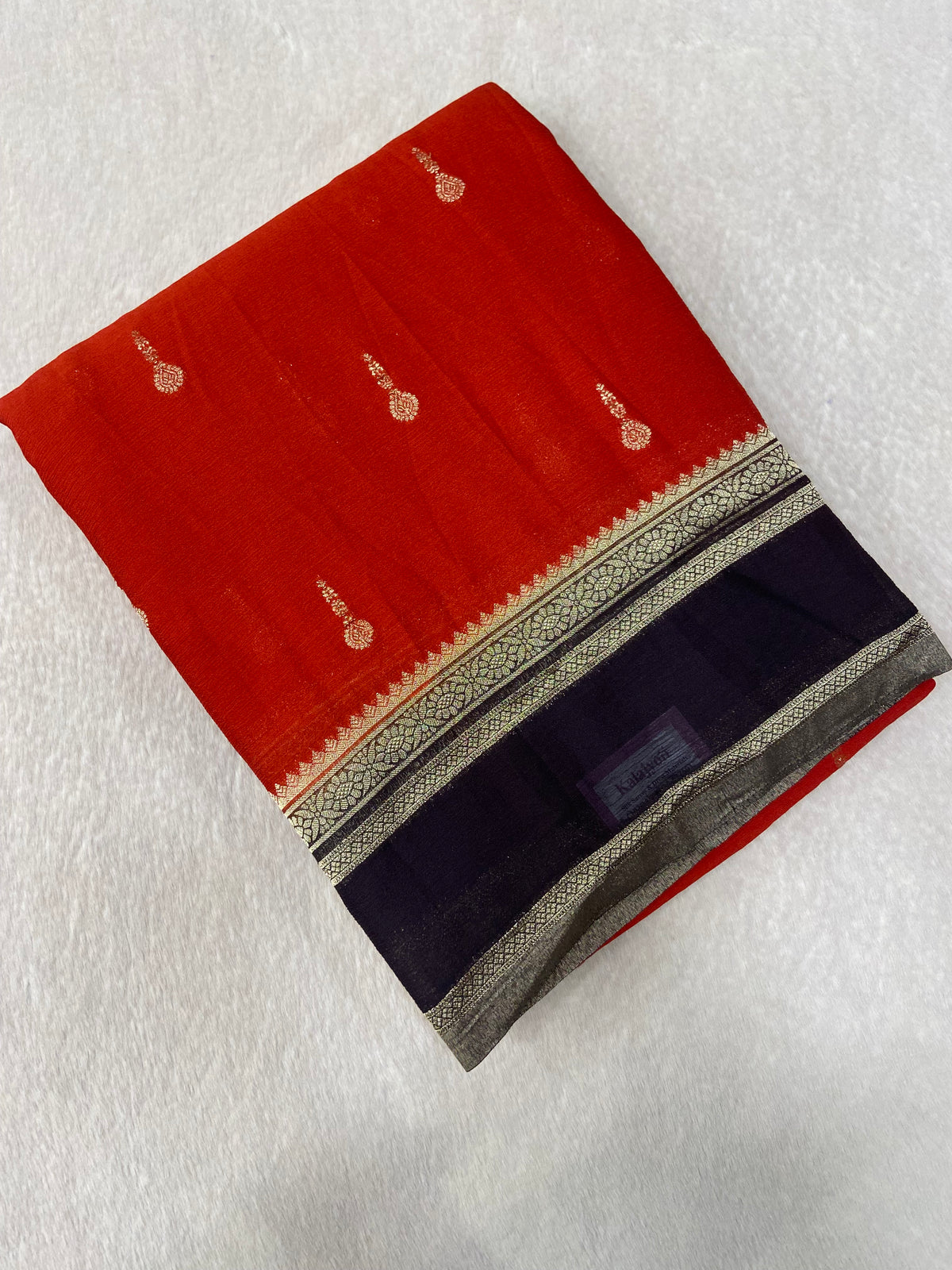 Premium Crush Georgette Saree
