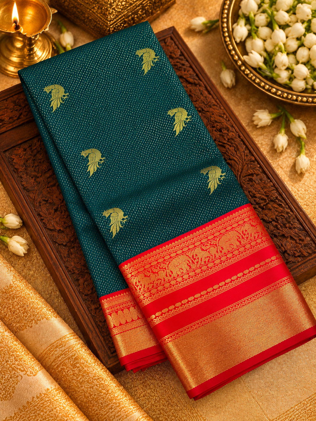 Premium Mini Kanchi Silk Saree- RF1311