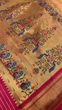 Premium Quality Semi Paithani Silk Saree - 902474