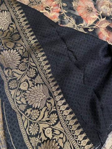 Fancy Crepe Silk Saree