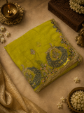 Premium Crush Organza Saree