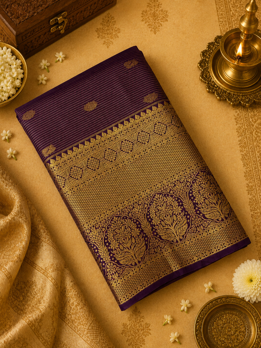 Premium Semi Kanchipuram Silk Saree
