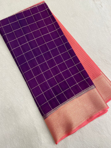 Pure Mix Crepe Mysore Silke Saree ✨