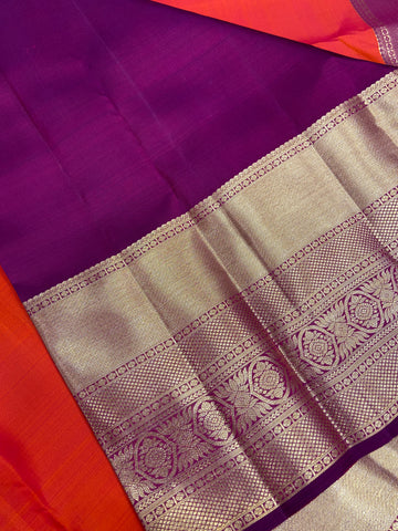 Pure zari handloom Kanjeevaram silk mark certified saree