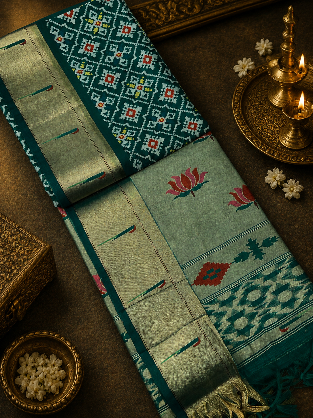 Premium Paithani Silk Saree