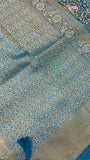 Premium Banarasi Crepe Satin Silk Saree