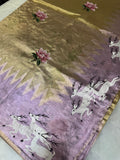 Pure tissue soft organza saree