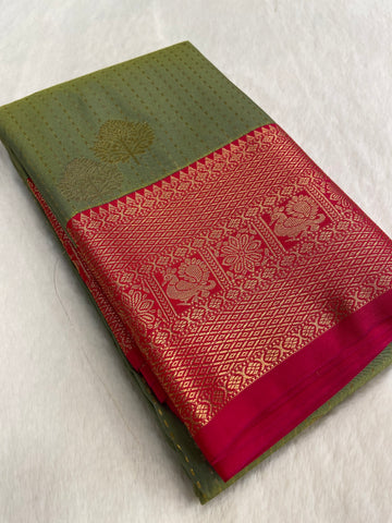 Mini kanchi Silk Saree