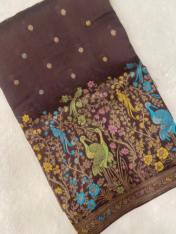 Premium Tassar Silk Saree