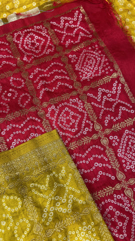 Premium Semi Bhandani Saree