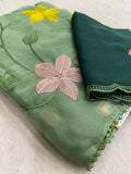 Chiffon Embroidery Saree