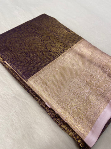 Premium Semi Kanchipuram Silk Saree
