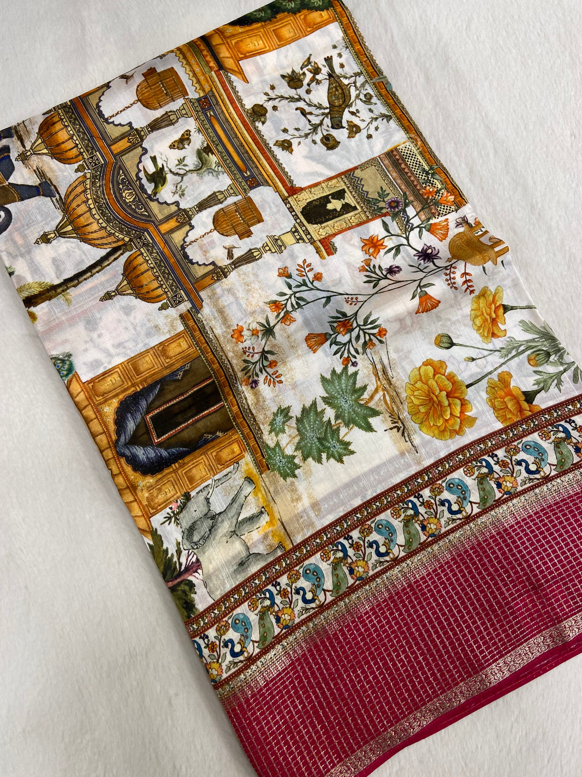 Premium Viscose Silk Saree