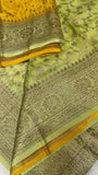 Pure mix crepe silk saree