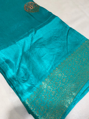 Pure Chinnon Saree