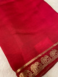Premium semi mysore crepe silk saree 🩷