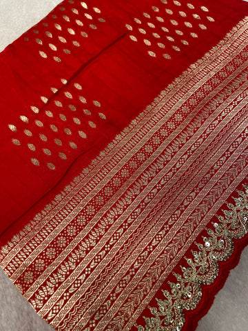 Pure Chinnon Saree