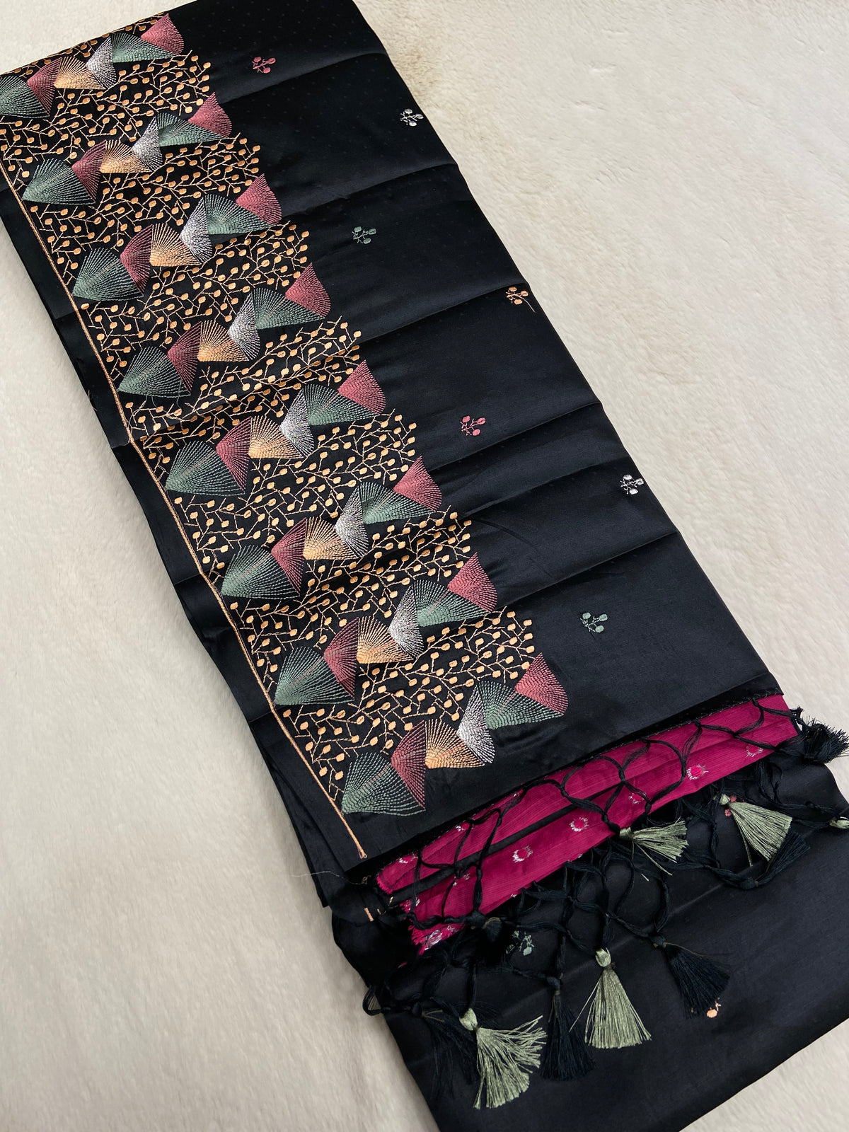 Butter Silk Saree(Copper)