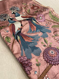 Premium Soft Chinnon Saree With Embroidery - 901982