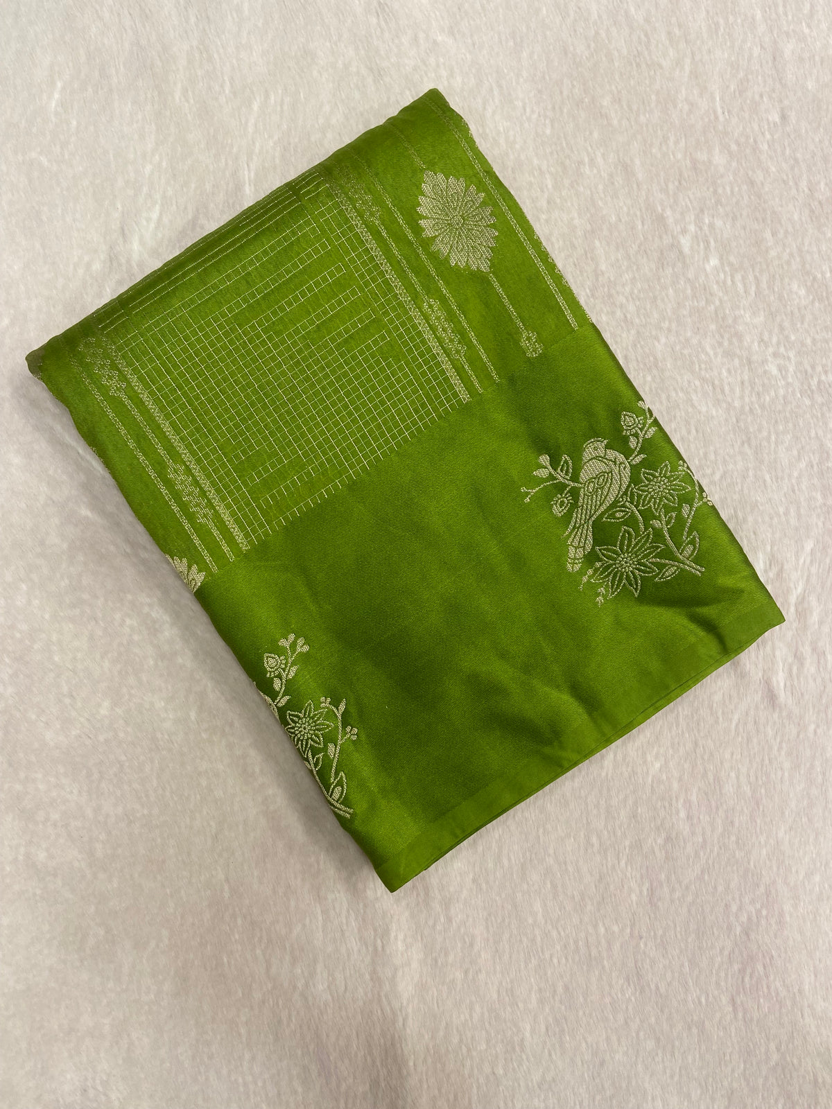 Premium crepe satin silk saree