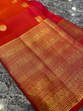 Pure Kanjeevaram Silk Saree- Peach
