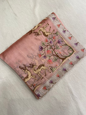 Premium Tissue Organza Saree