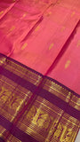 Pure 1G zari handloom Kanjeevaram Silk Saree- Silk mark certified- PS2352