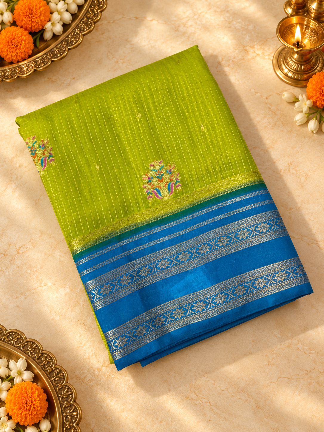 Premium Crepe Semi Mysore Silk Saree -902554