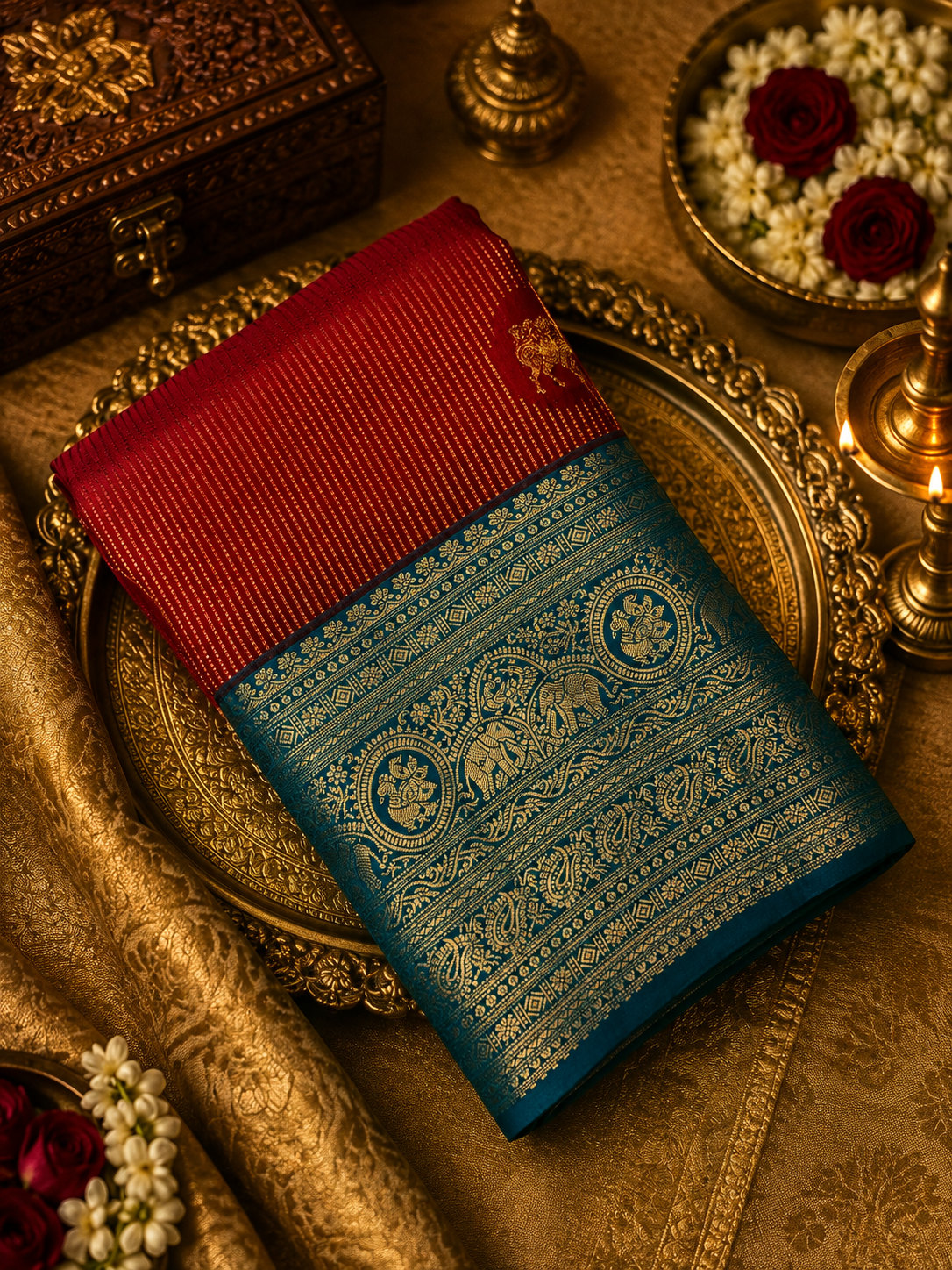 Pure Kanjeevaram Silk Saree
